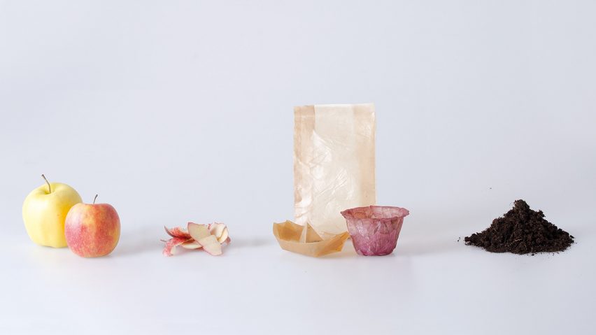 Emma Sicher creates eco-friendly food packaging from bacteria and yeast