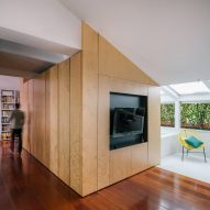 Interior shot of G House in Madrid by Gon Architects
