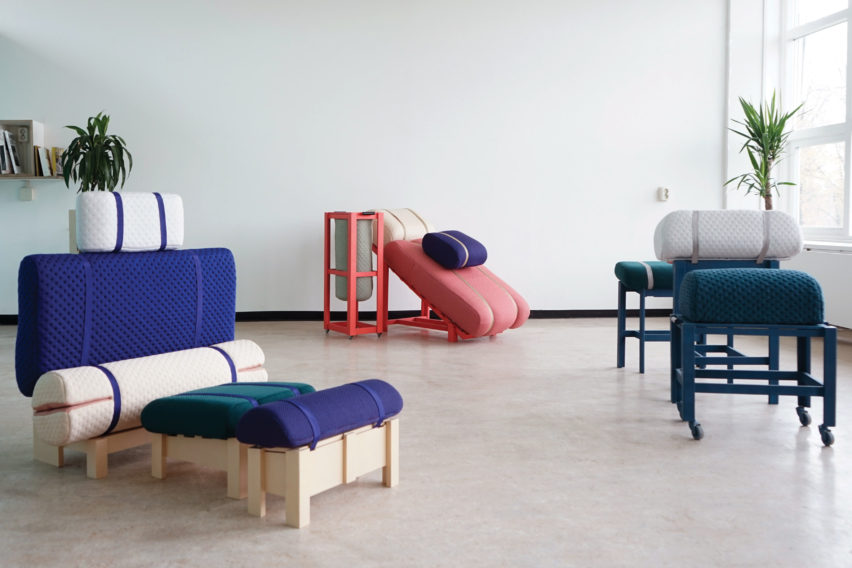 Grafeoiphobia by Geoffrey Pascal is a furniture collection based on beds
