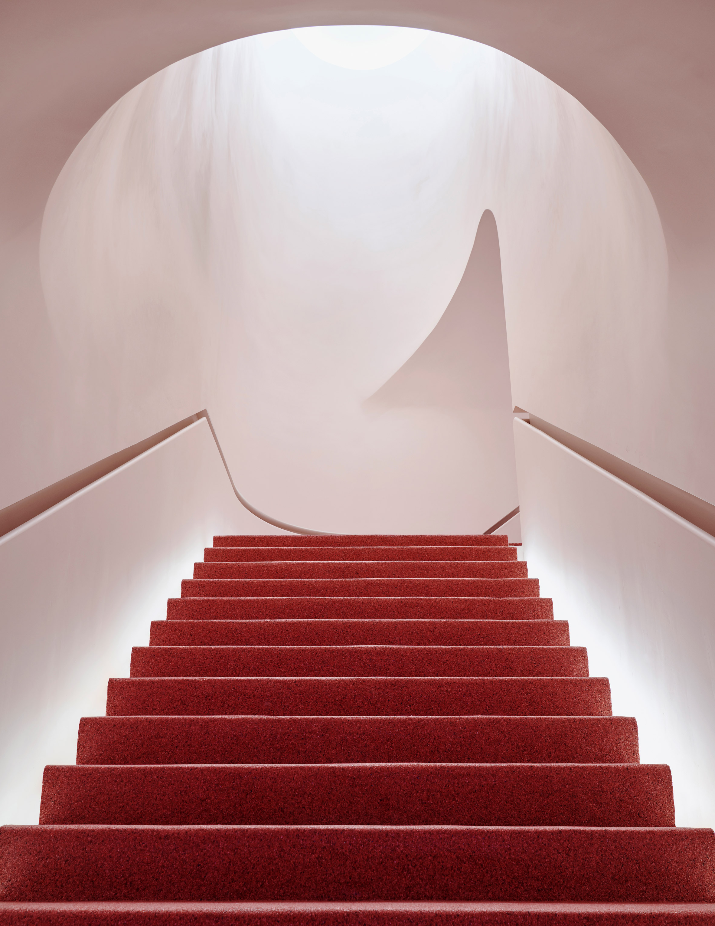 Glossier Flagship in New York includes soft-pink plasterwork and a Boy Brow Room