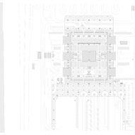 First floor plan of The Passenger Clearance Building by Rogers Stirk Harbour + Partners and Aedas in Hong Kong