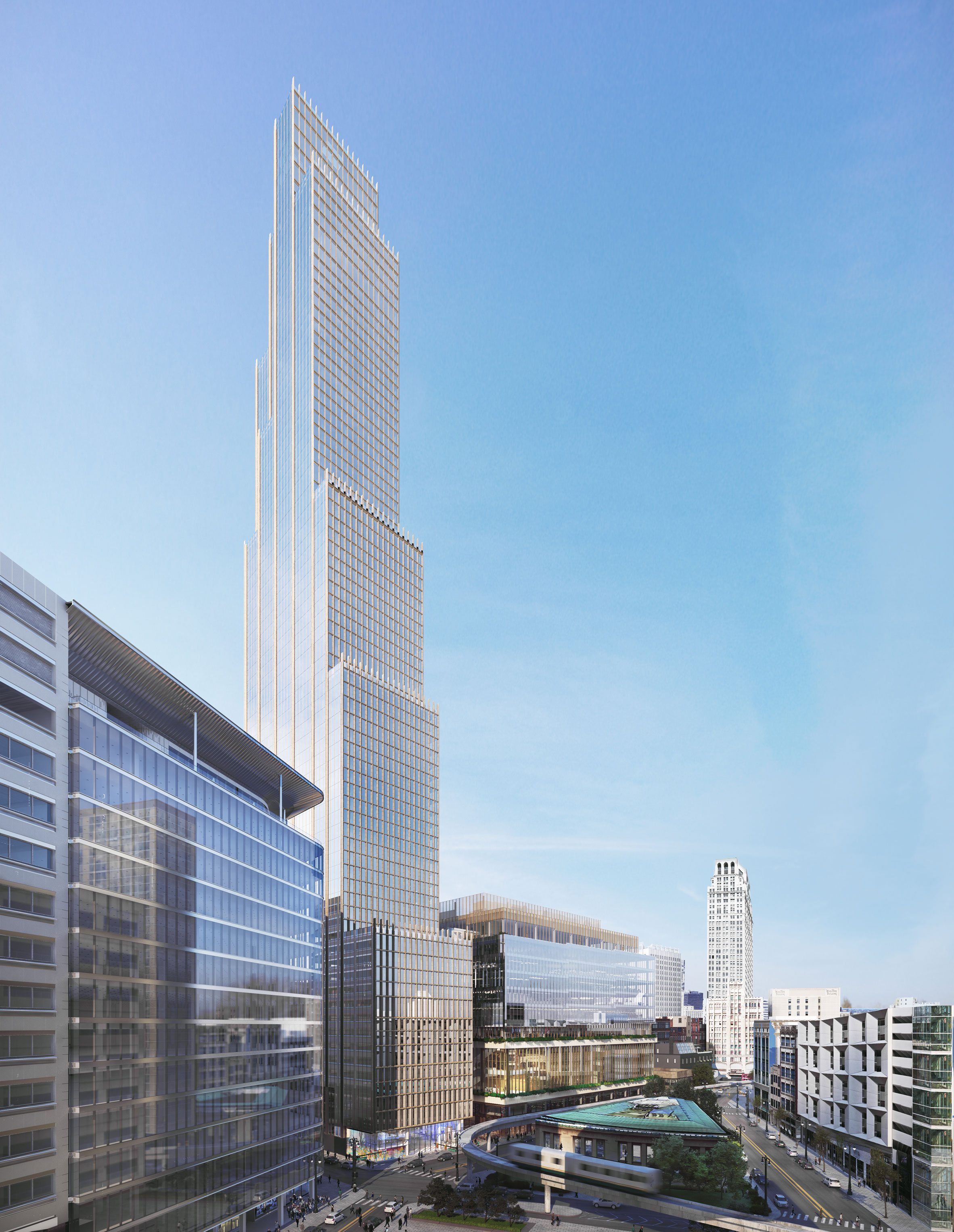 SHoP refreshes design for Hudson's Detroit skyscraper