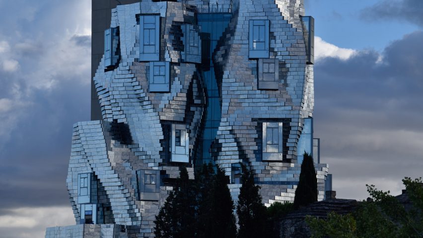 Luma Arles tower by Frank Gehry