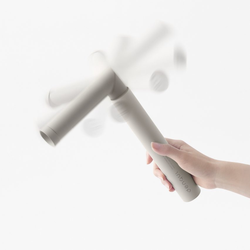 Nendo designs emergency portable battery that can be charged by hand