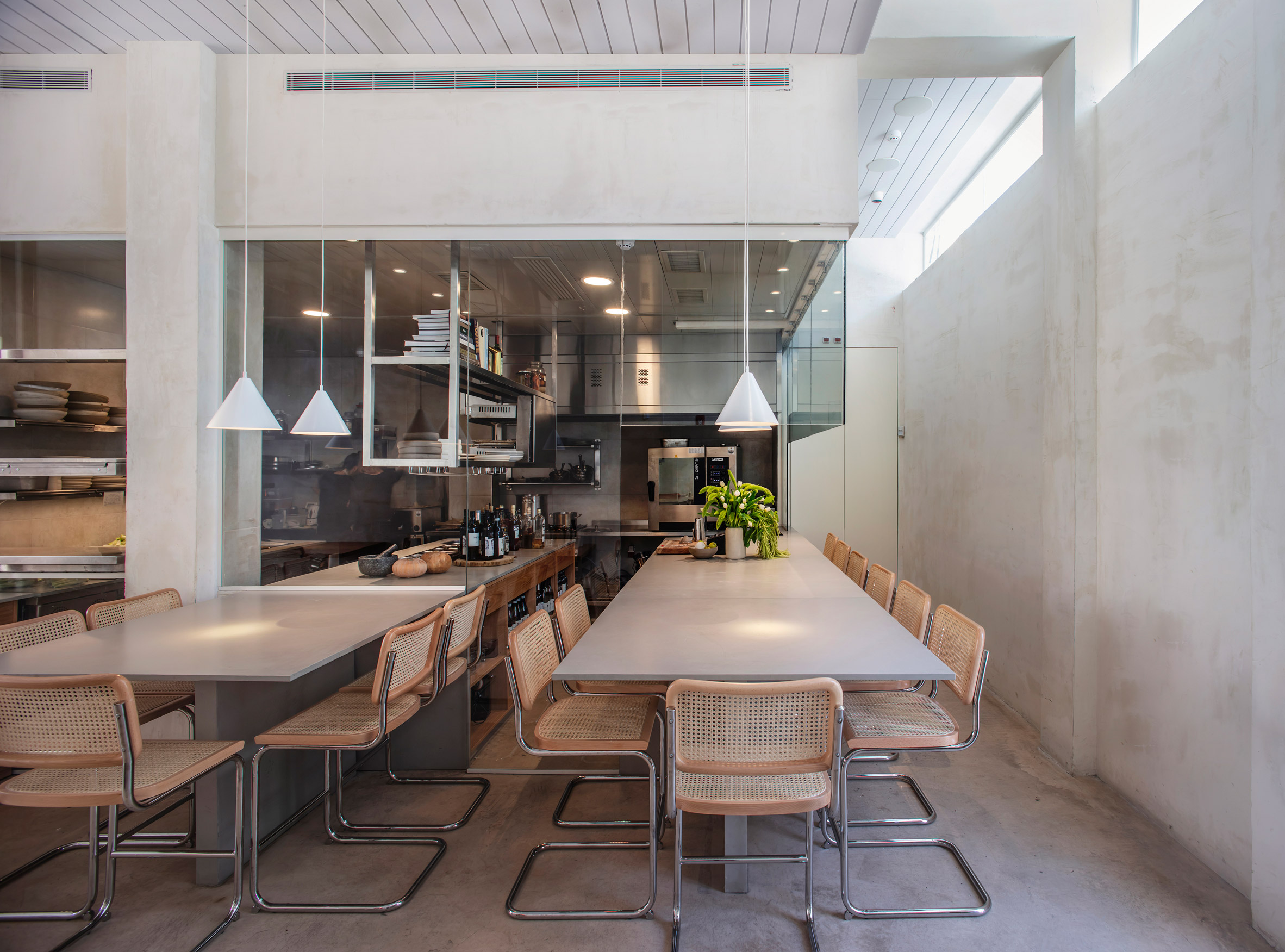 Interiors of Tel Aviv's Opa restaurant, designed by Craft & Bloom and Vered Kadouri
