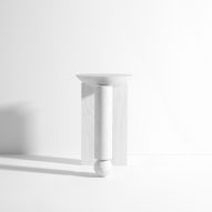 Pedro Venzon's Tríptico Infame, a trio of sculptural wooden stools