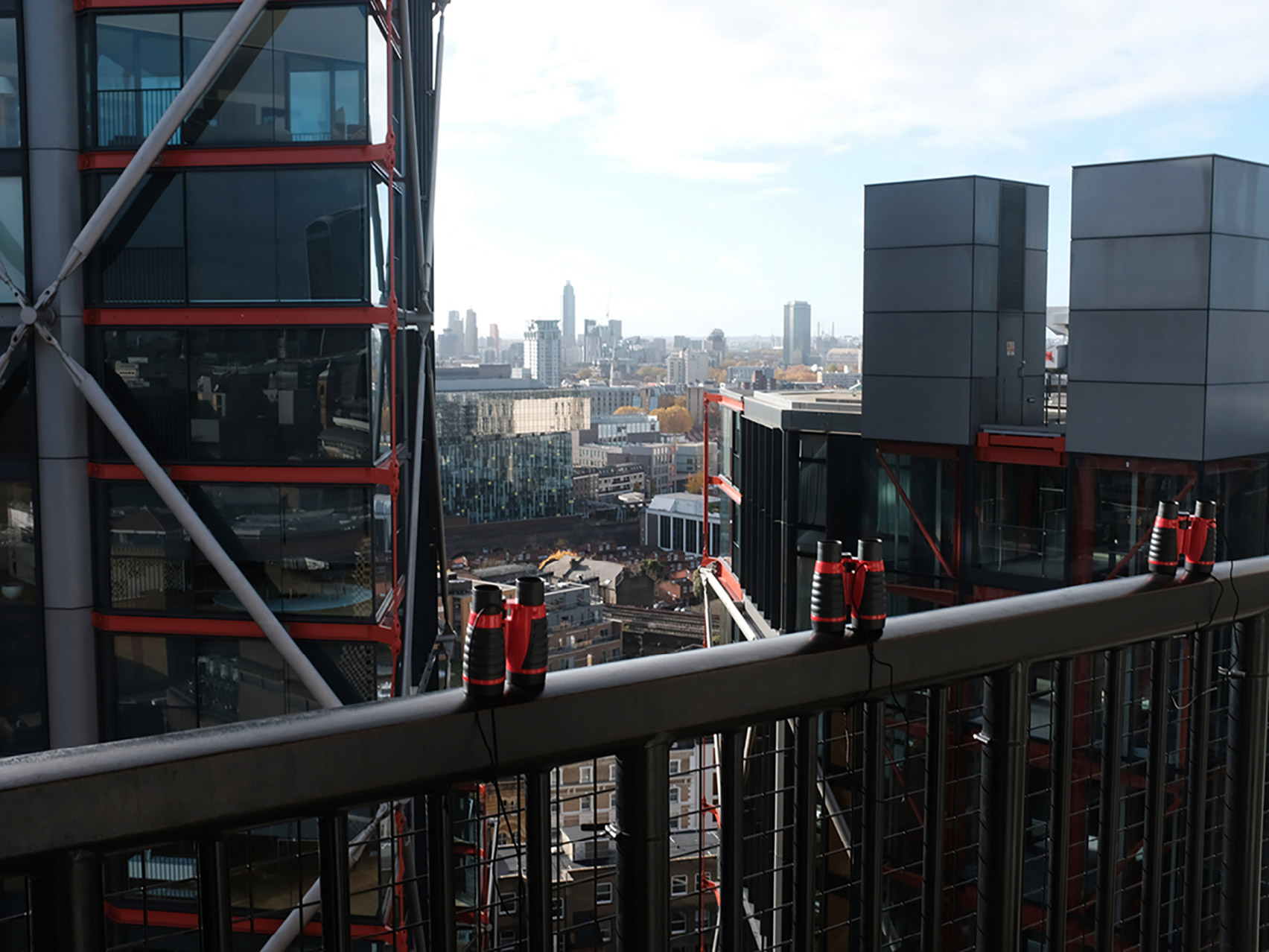 Artist's binoculars let Tate Modern visitors look inside RSH+P's Neo Bankside