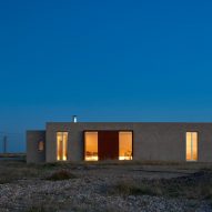 Johnson Naylor converts world war two pumping station into holiday home on Dungeness beach