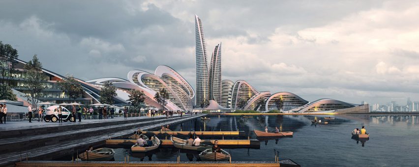 Rublyovo-Arkhangelskoye,Moscow smart city by Zaha Hadid Architects