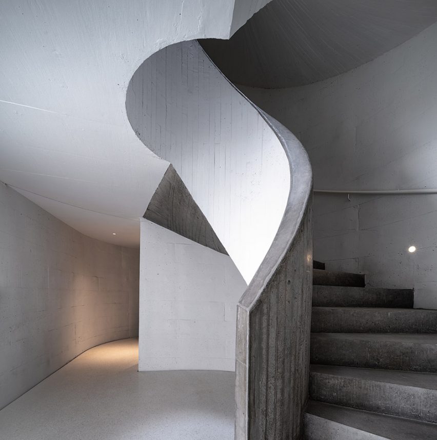 Staircase of UCCA Dune Art Museum by OPEN Architecture