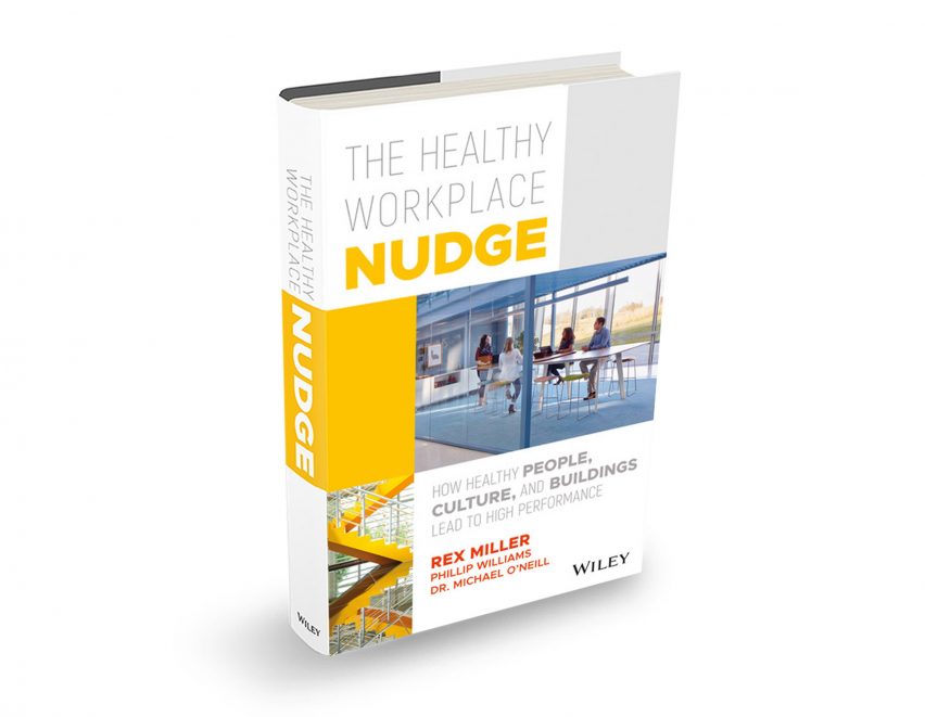 The Healthy Workplace Nudge book discussed in a talk Dezeen hosted with Haworth in Chicago.
