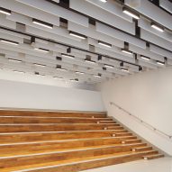 Theatre inside of Wellington College Performing Arts Centre by Studio Seilern Architects