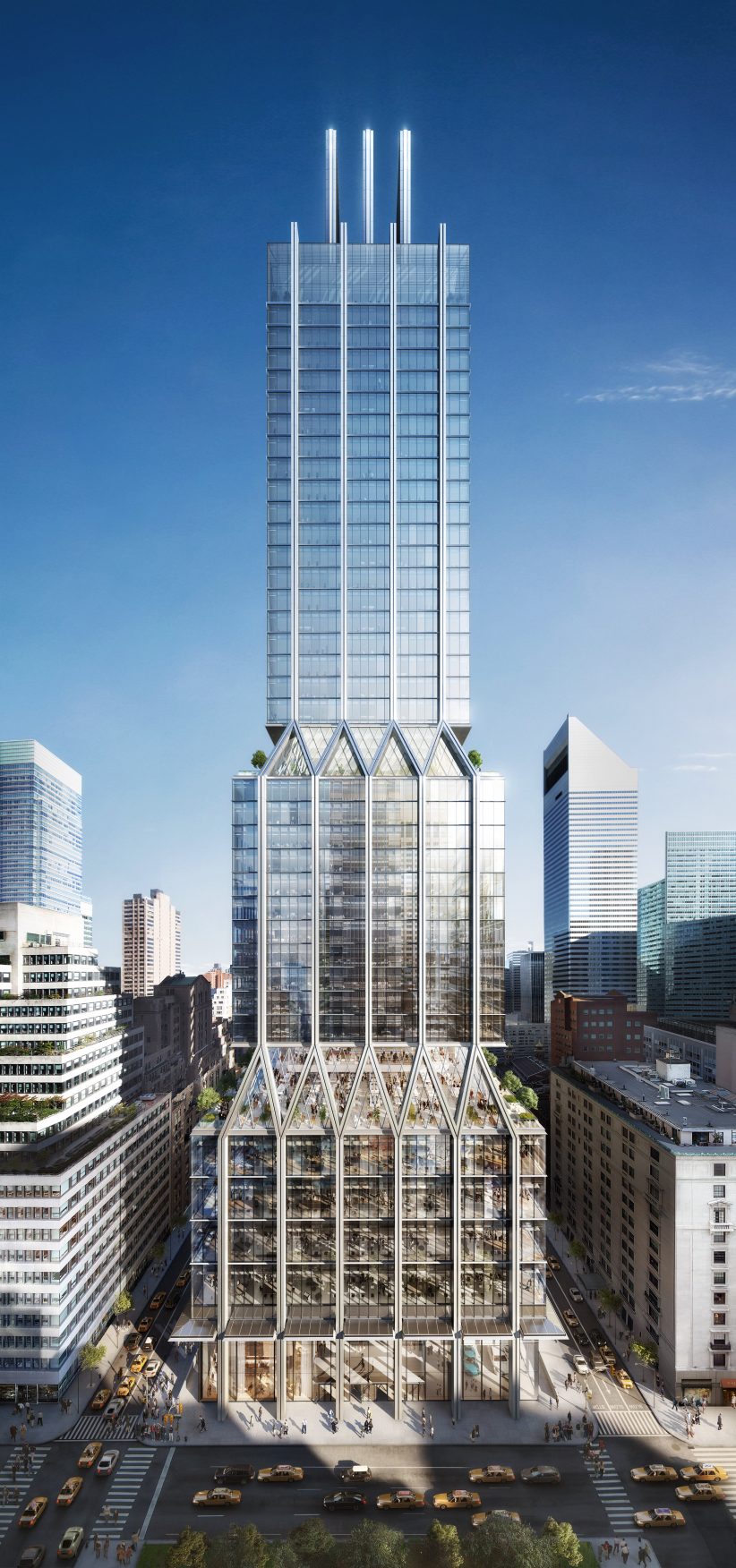 Foster's 425 Park Avenue skyscraper tops out in New York - Dr Wong ...