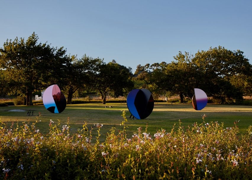 Folded Skies installation by Counterspace at Spier Light Art Festival