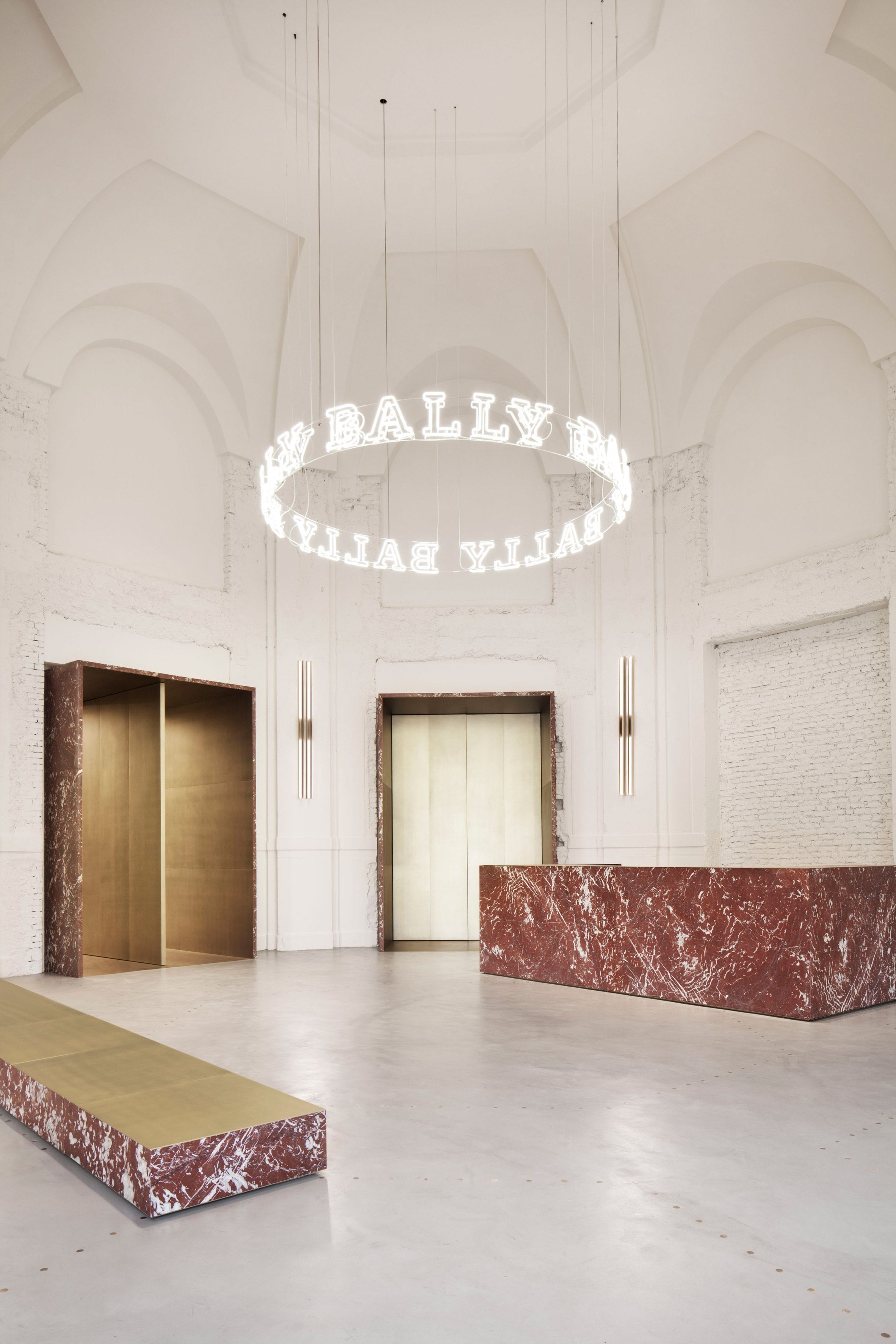 Theatrical history informs Storagemilano's overhaul of Bally showroom in Milan