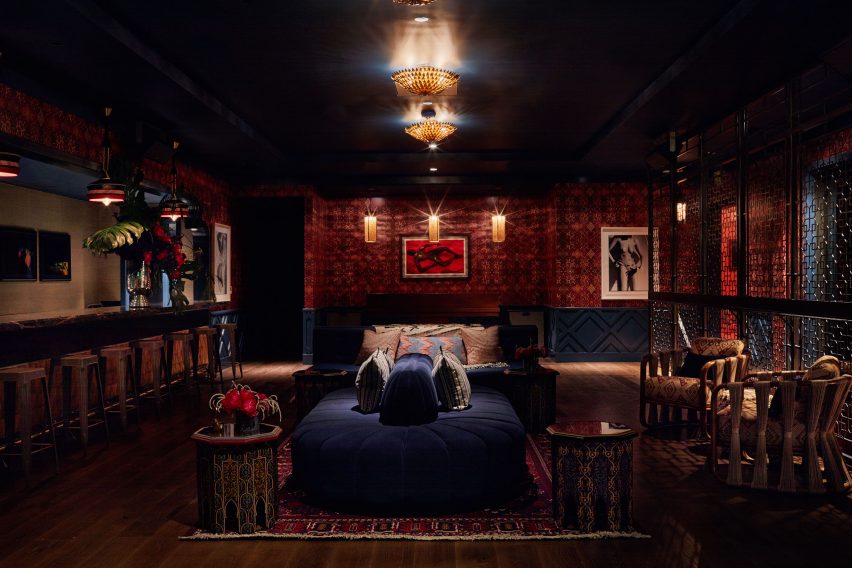Bar Bevy interior by Ken Fulk