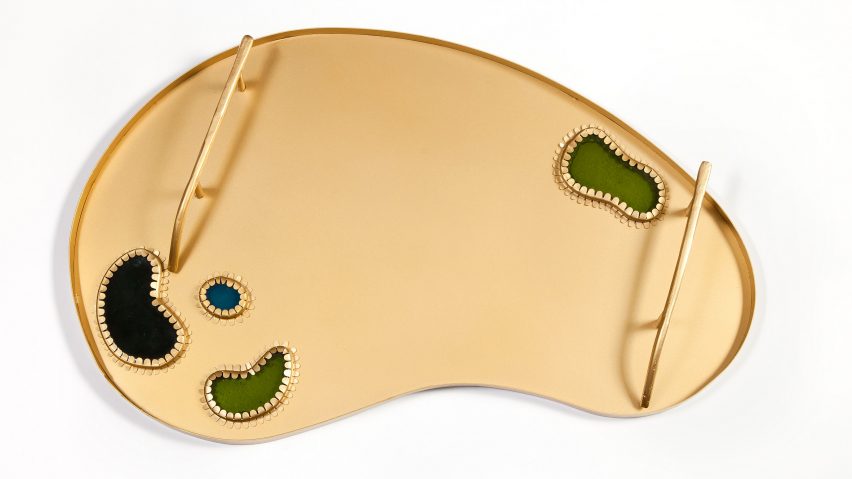 Bellyflop Collection tray by Misha Kahn