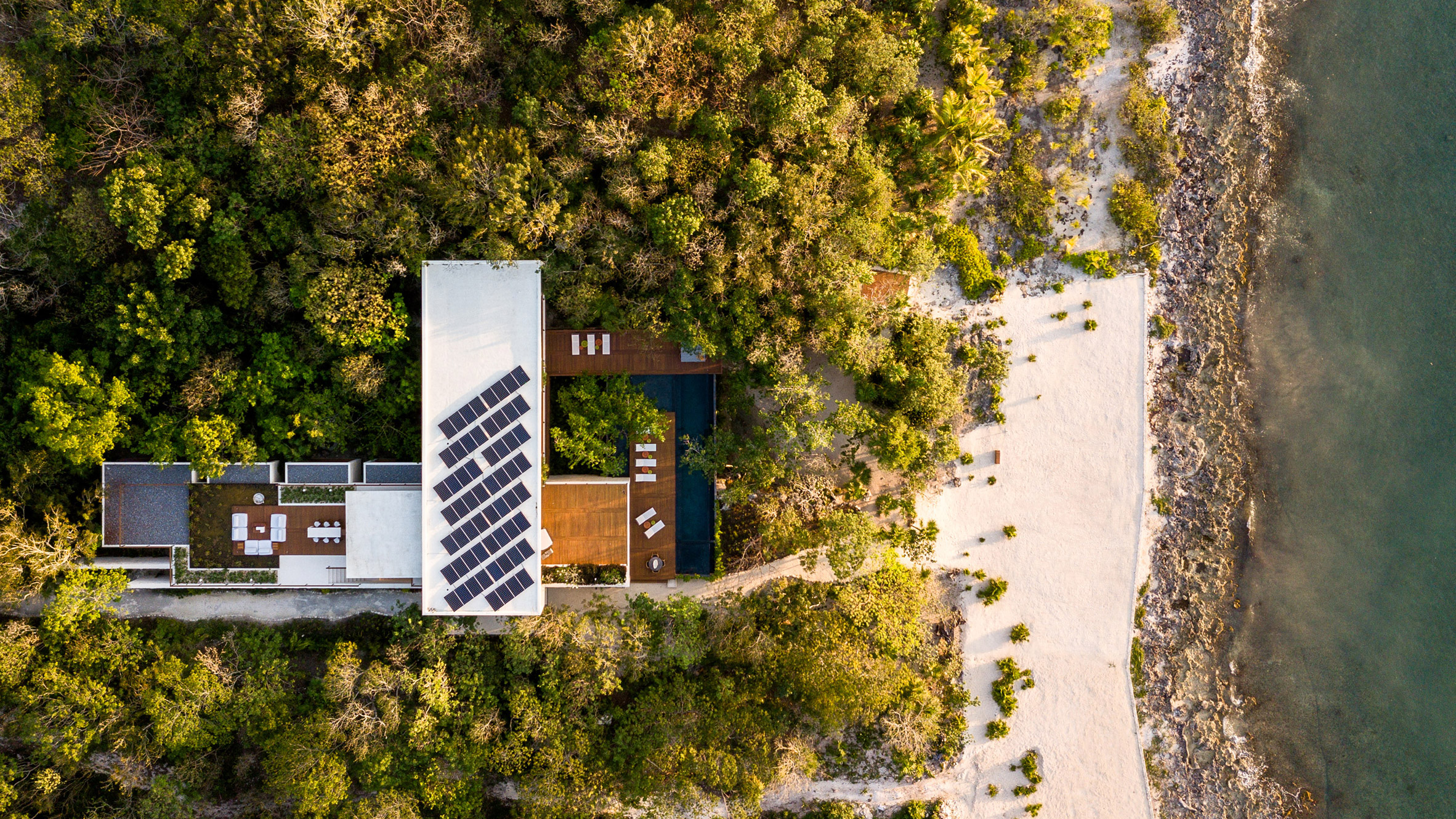 Sordo Madaleno organises Casa Cozumel around plant-filled courtyard