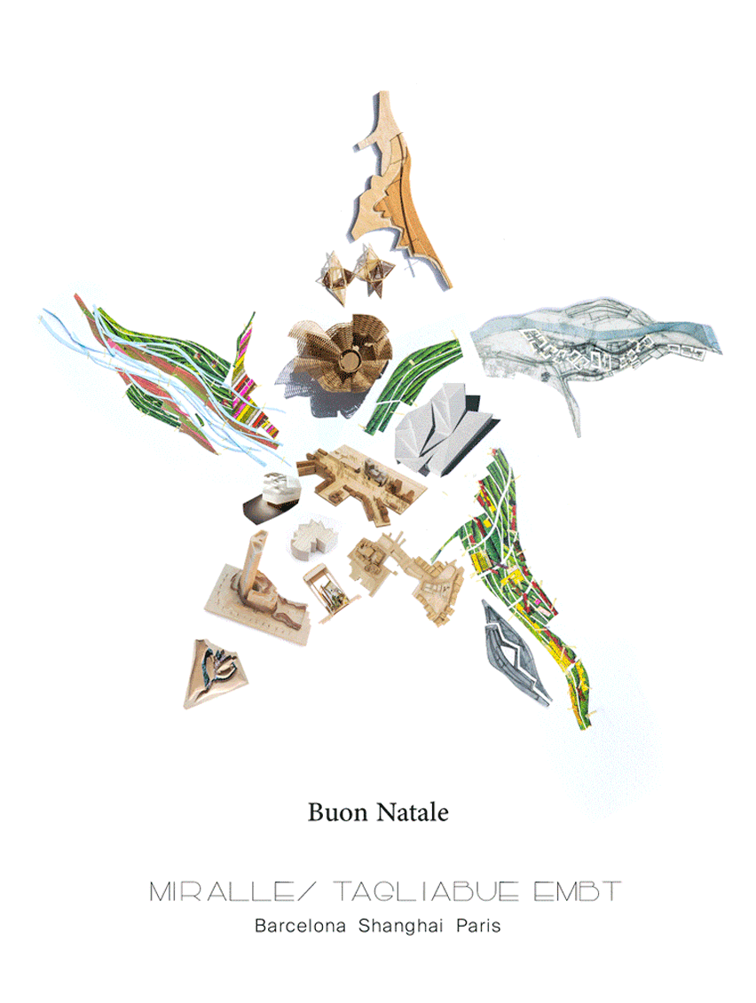 Miralles Tagliabue (EMBT)'s 2018 Christmas card