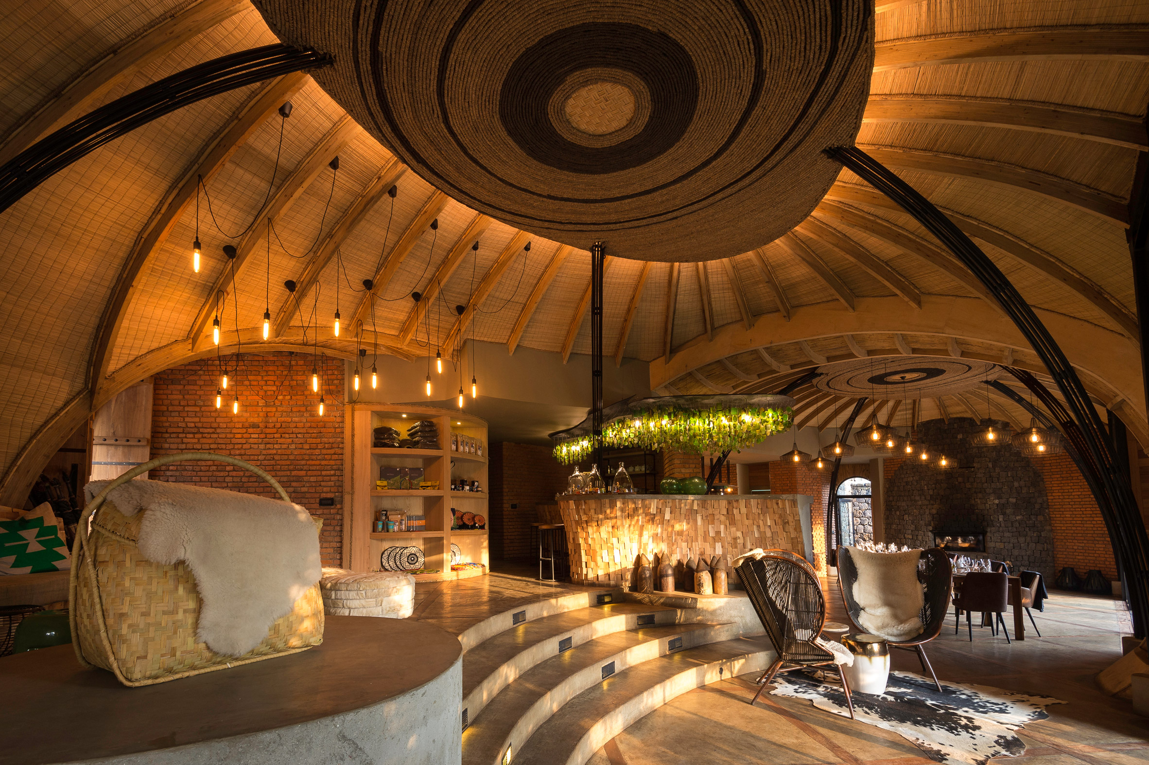 The Bisate Eco Lodge in Rwanda won in the Lodges and Tented Camps category at the 2018 AHEAD MEA Awards