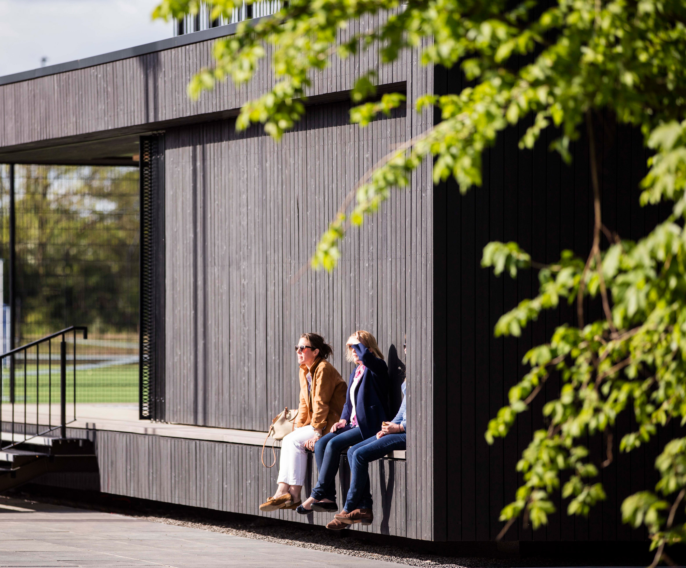 Eton college sports pavilion by Lewandowski Architects