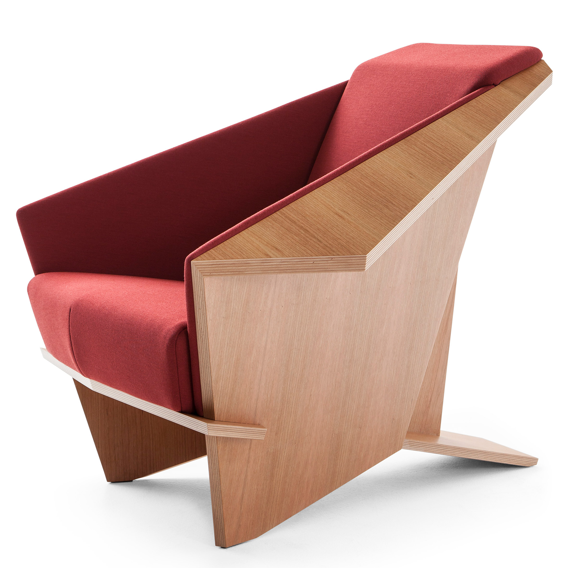 Taliesin chair by Frank Lloyd Wright reissued by Cassina
