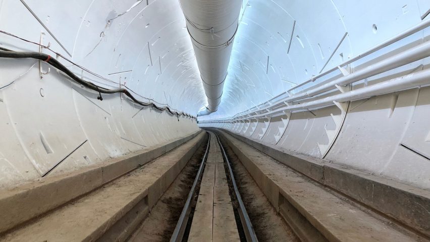 The Boring Company's tunnel in Hawthorne, California