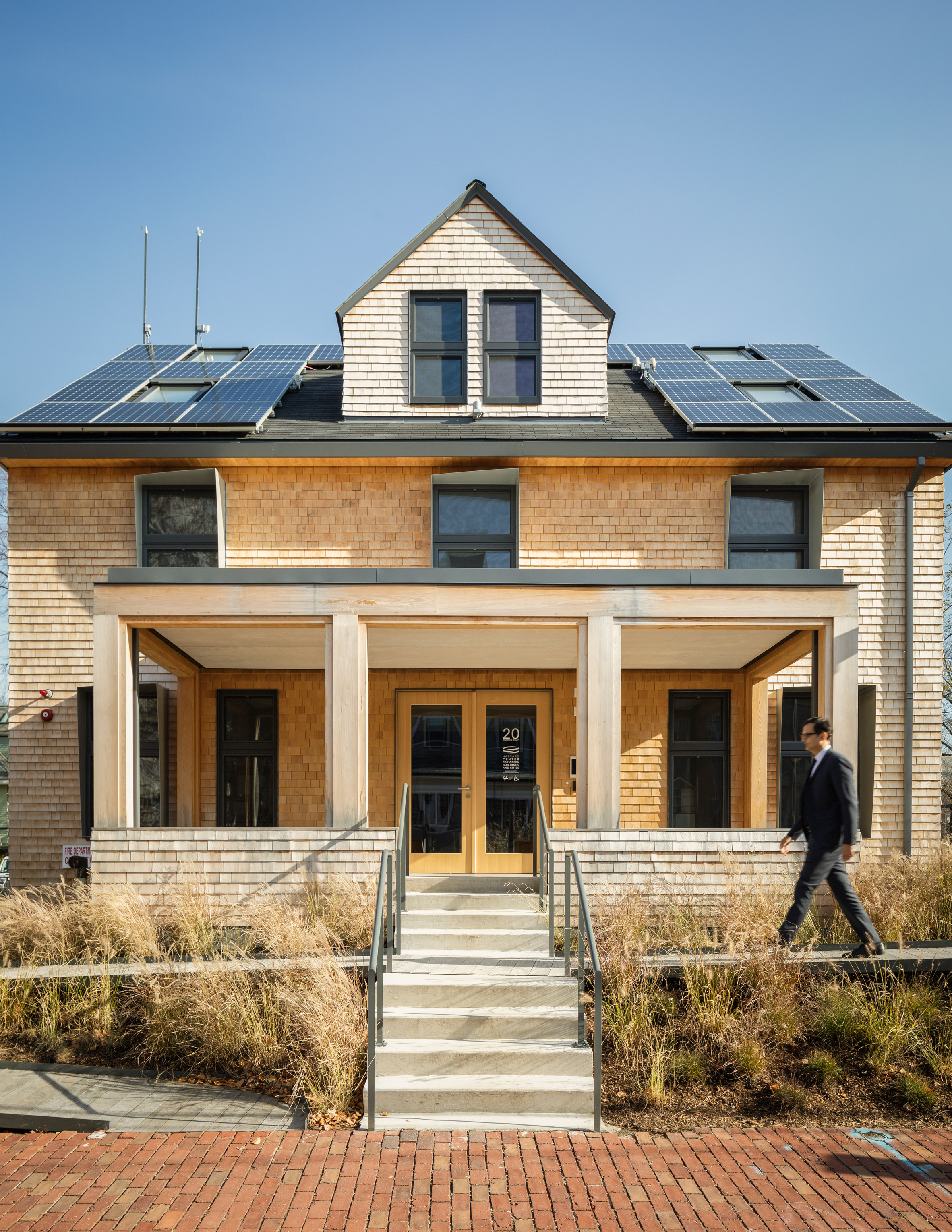 HouseZero at Harvard by Snohetta, a climate change resilient home