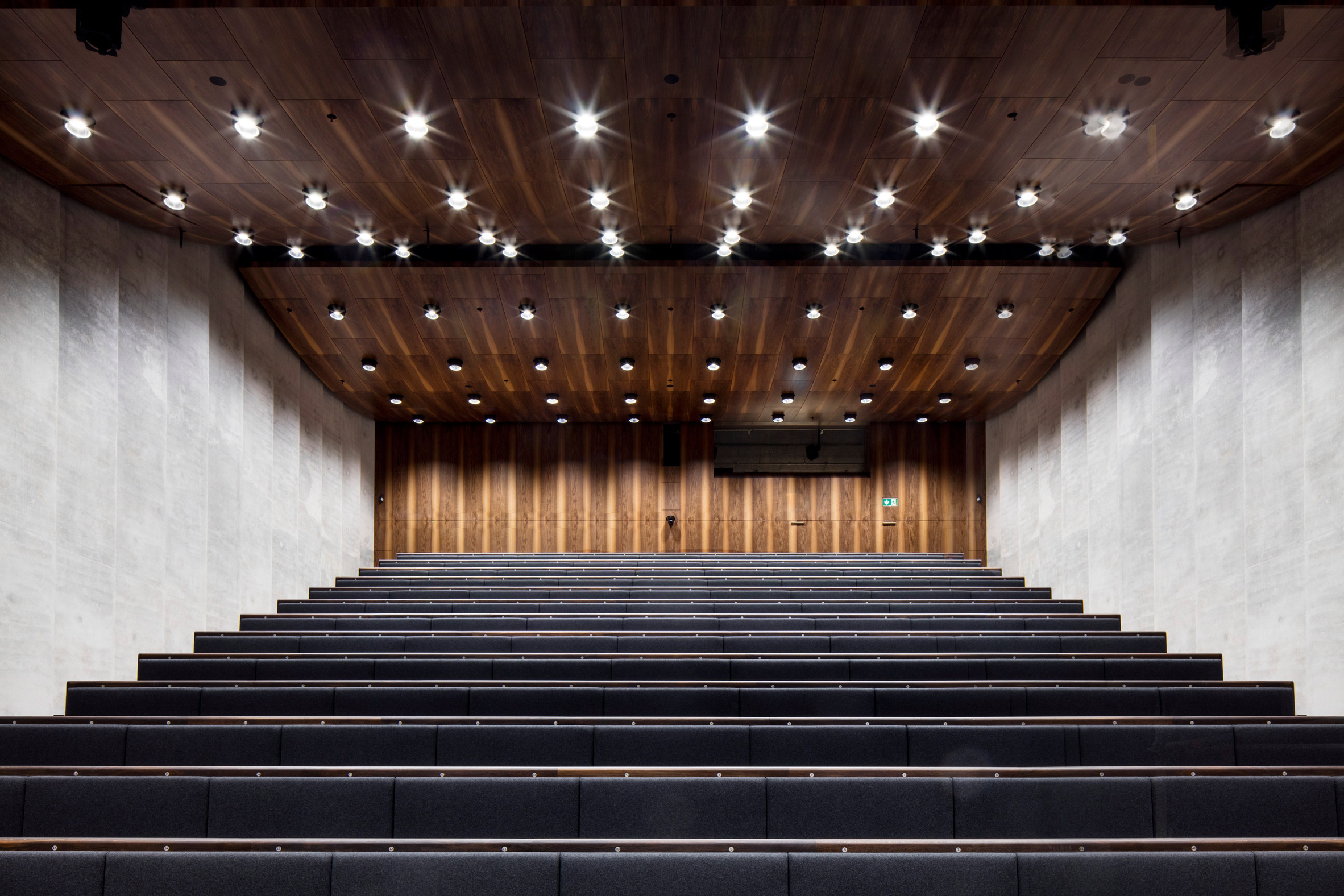 Auditorium of James Simon Galerie in Berlin by David Chipperfield Architects