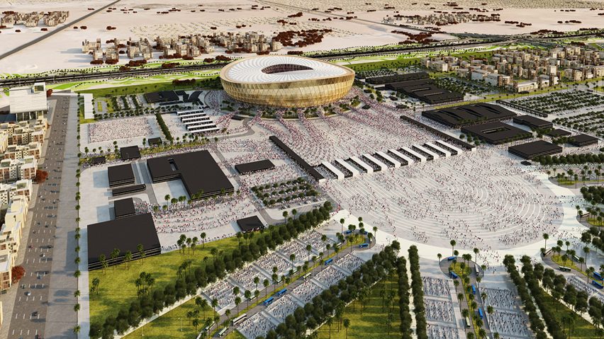 Lusail Stadium for FIFA World Cup 2022 in Qatar by Foster + Partners