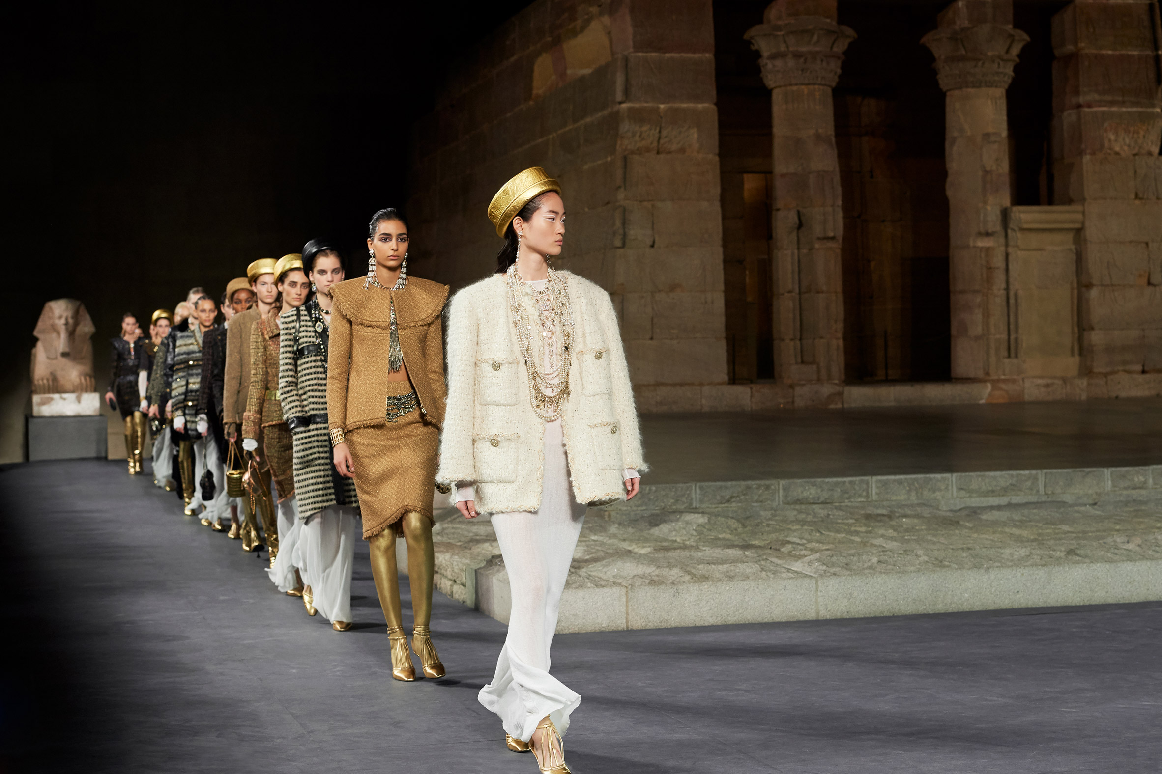 Sacred Art: Chanel's Egyptian-Inspired Métiers d'Art Show and Collection -  S/ magazine