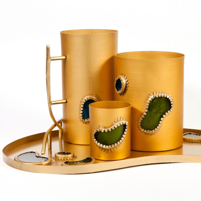 Bellyflop Collection barware by Misha Kahn