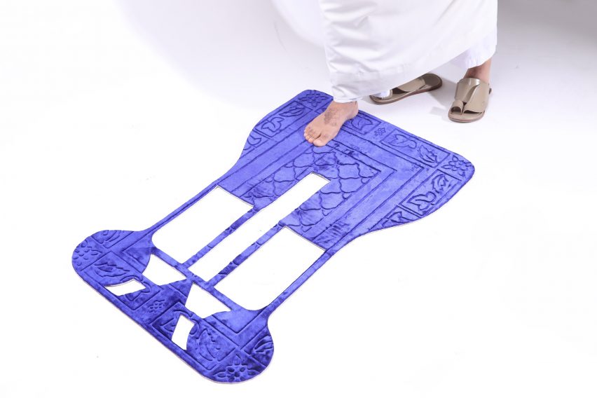 Sustainable prayer mat by Shepherd studio