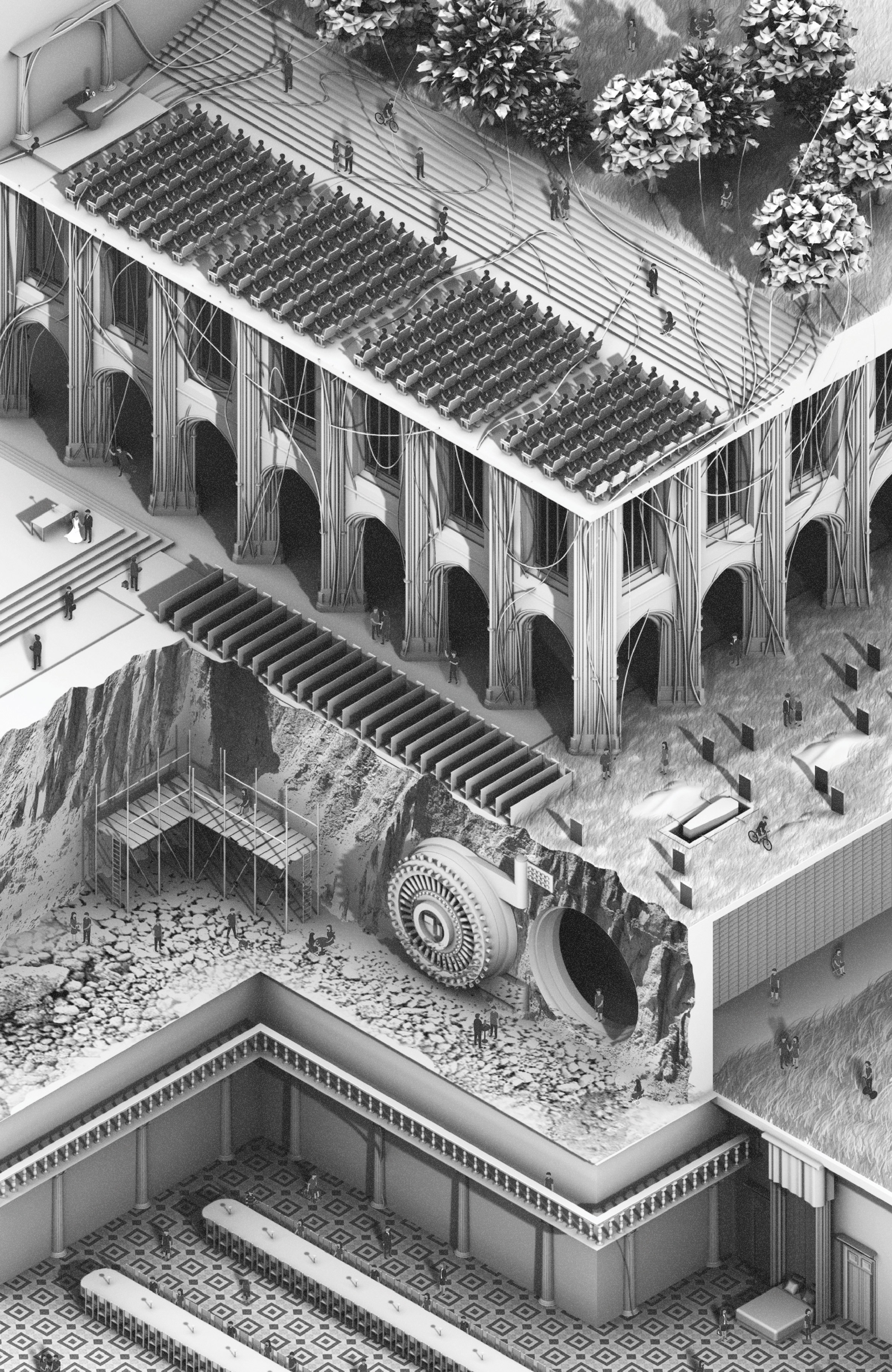 RIBA President's Medal student winners 2018: Justin Bean won the Bronze Medal with his project Dreaming of Electric Sheep