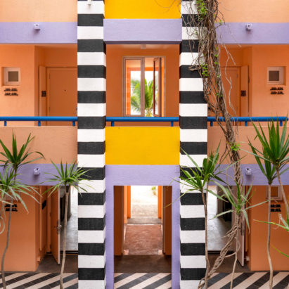 毛里求斯Palmar的SALT酒店内部设计，由Camille Walala设计