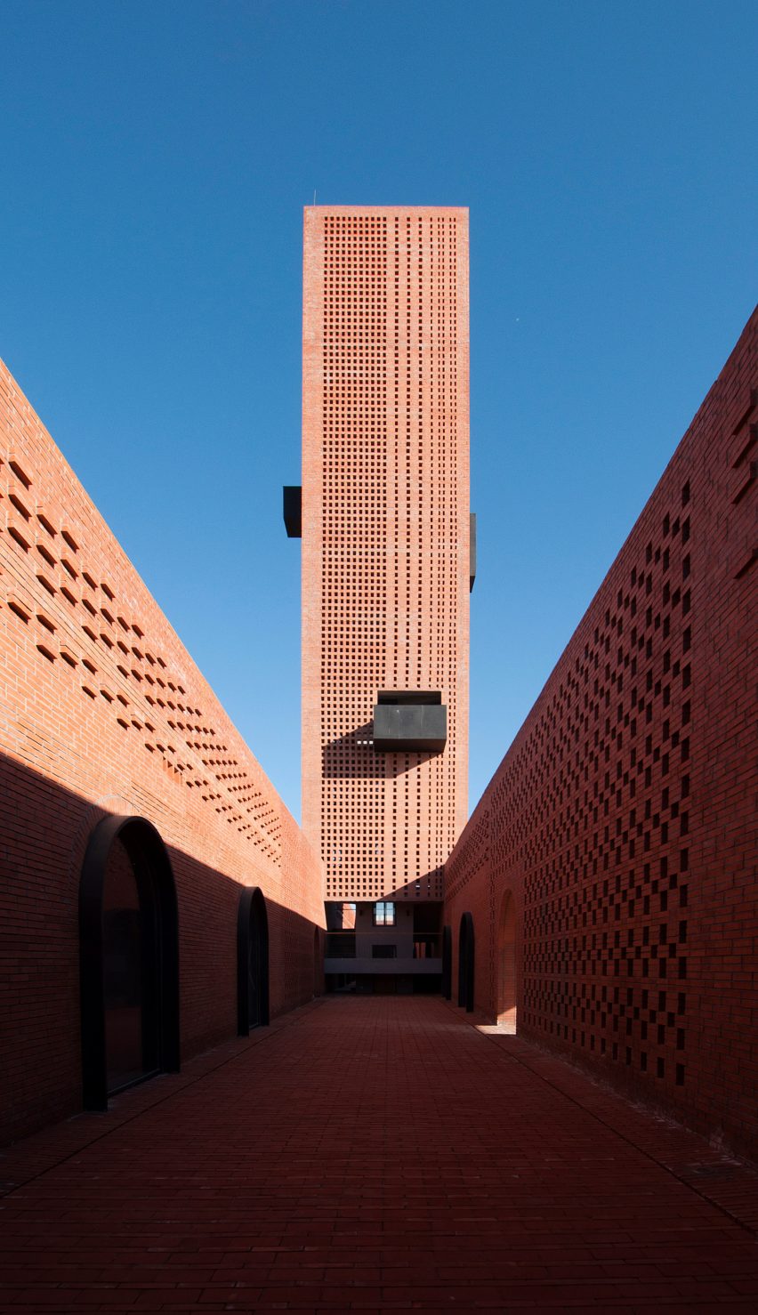 Tower of Bricks art centre in China by Interval Architects