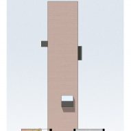 Section of Tower of Bricks art centre in China by Interval Architects