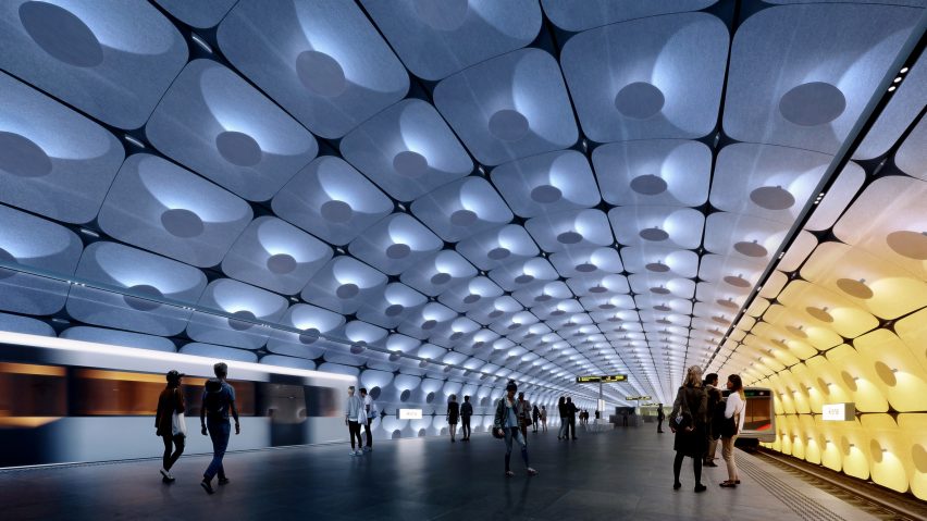 Zaha Hadid Archtiects and A_Lab to design stations for Oslo metro line