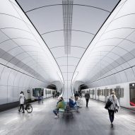 Zaha Hadid Archtiects and A_Lab to design stations for Oslo metro line