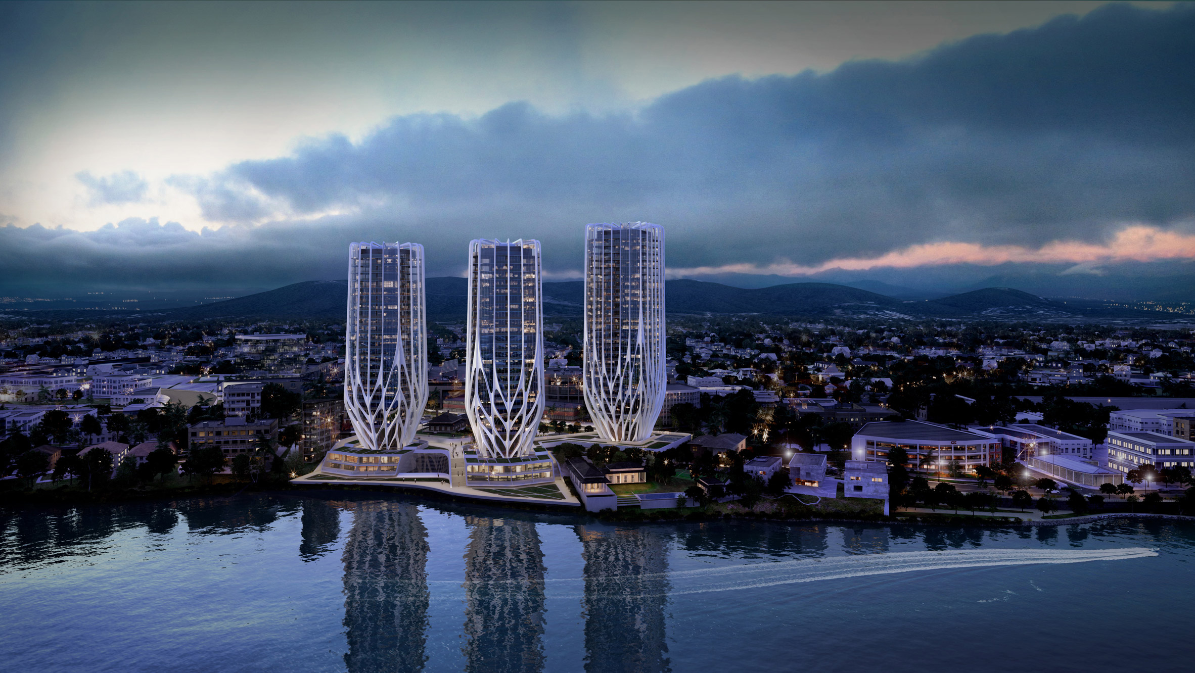 Zaha Hadid Architects' trio of Brisbane skyscrapers dropped