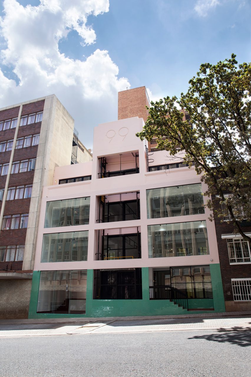 South African architecture firm Local Studio designs shared creative space in central Johannesburg