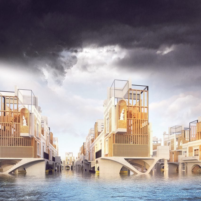 The D*Haus Company designs flood-resistant homage to Georgian architecture