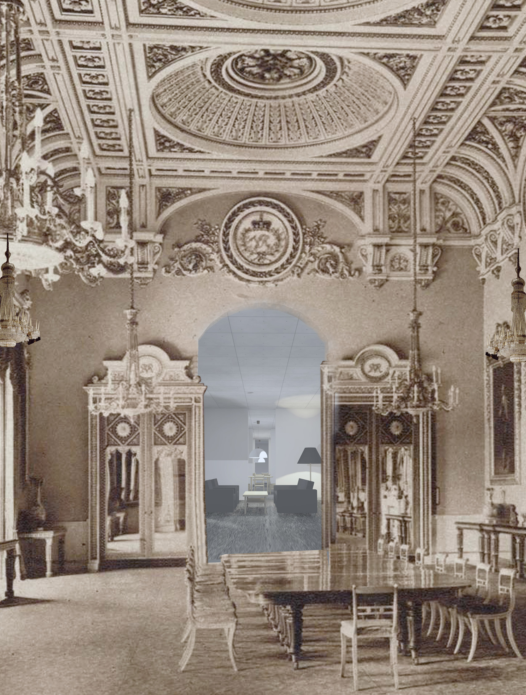 buckingham palace interior layout