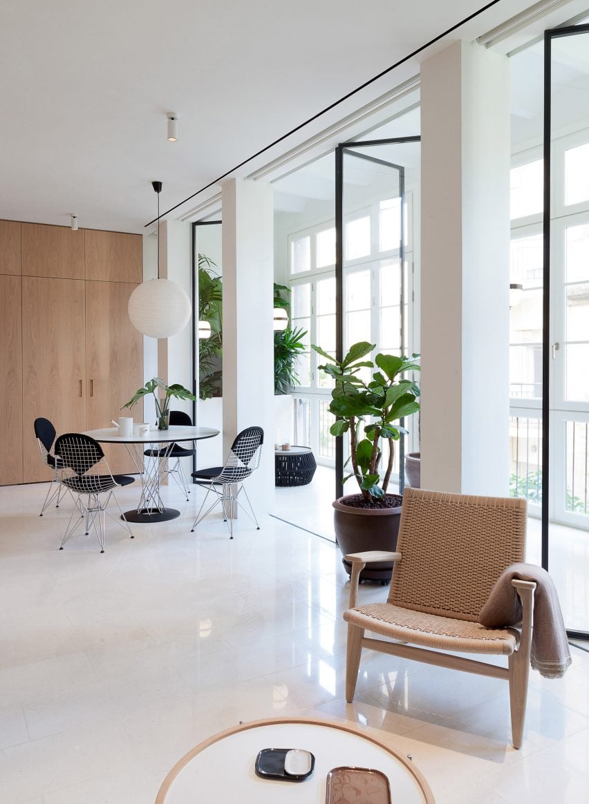 Interiors of Argentona Apartment, designed by YLAB Arquitectos