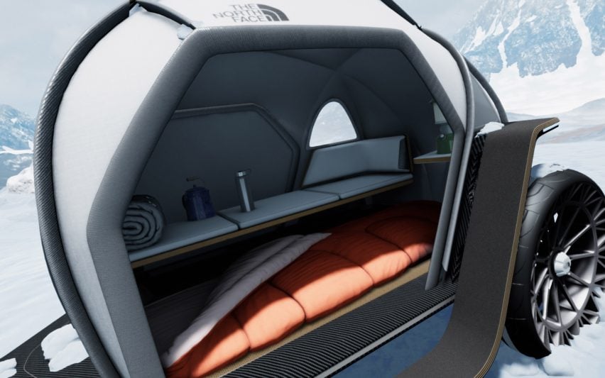 BMW Designworks y el concepto de campista futurista debutan en North Face en CES