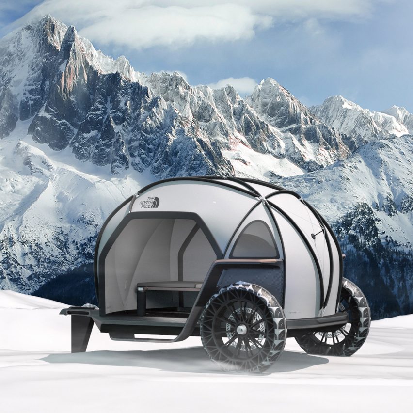 BMW and North Face debut futuristic Futurelight camper concept at CES