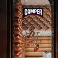 Camper store in Barcelona, designed by Kengo Kuma