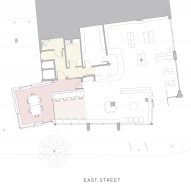 Floor plan of East Street Exchange and East Street Library refurbishment by We Made That