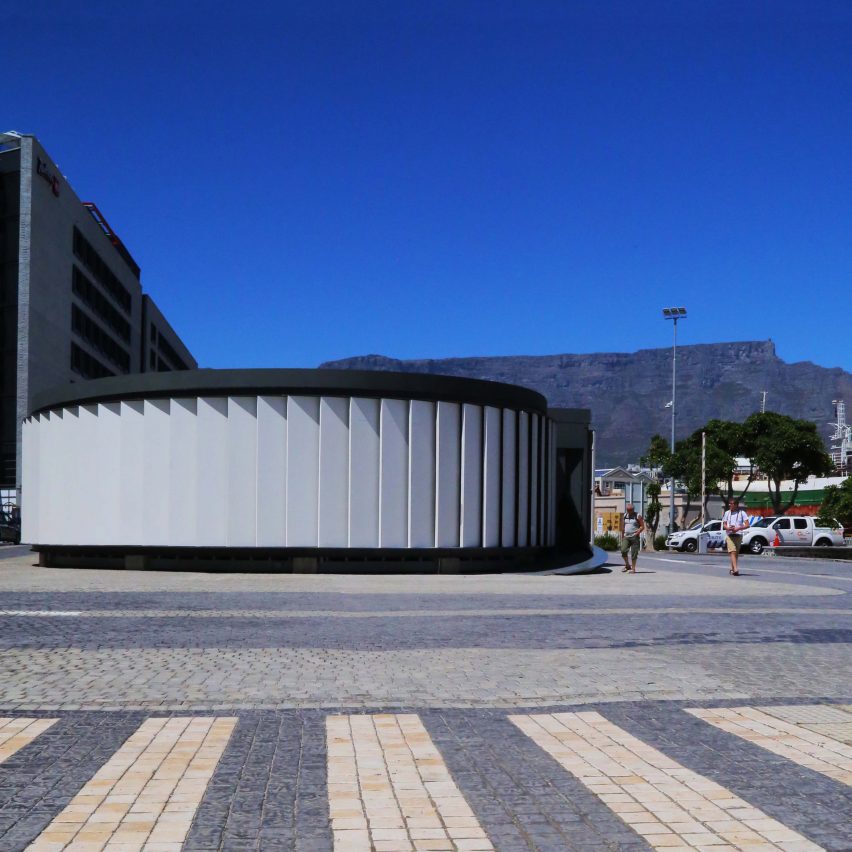 Es Devlin creates pavilion showing films from around Cape Town