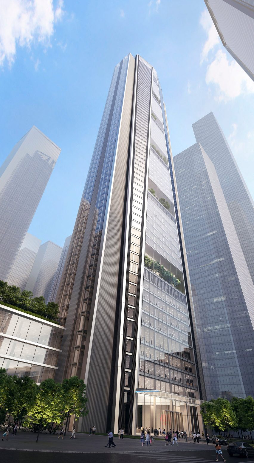 China Merchants Bank skyscraper by Foster + Partners in Shenzhen